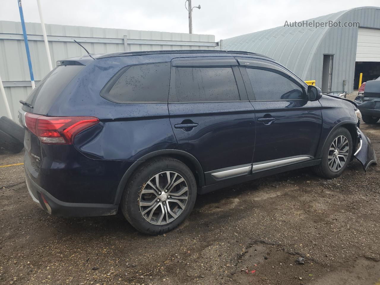 2016 Mitsubishi Outlander Se Blue vin: JA4AD3A36GZ027951