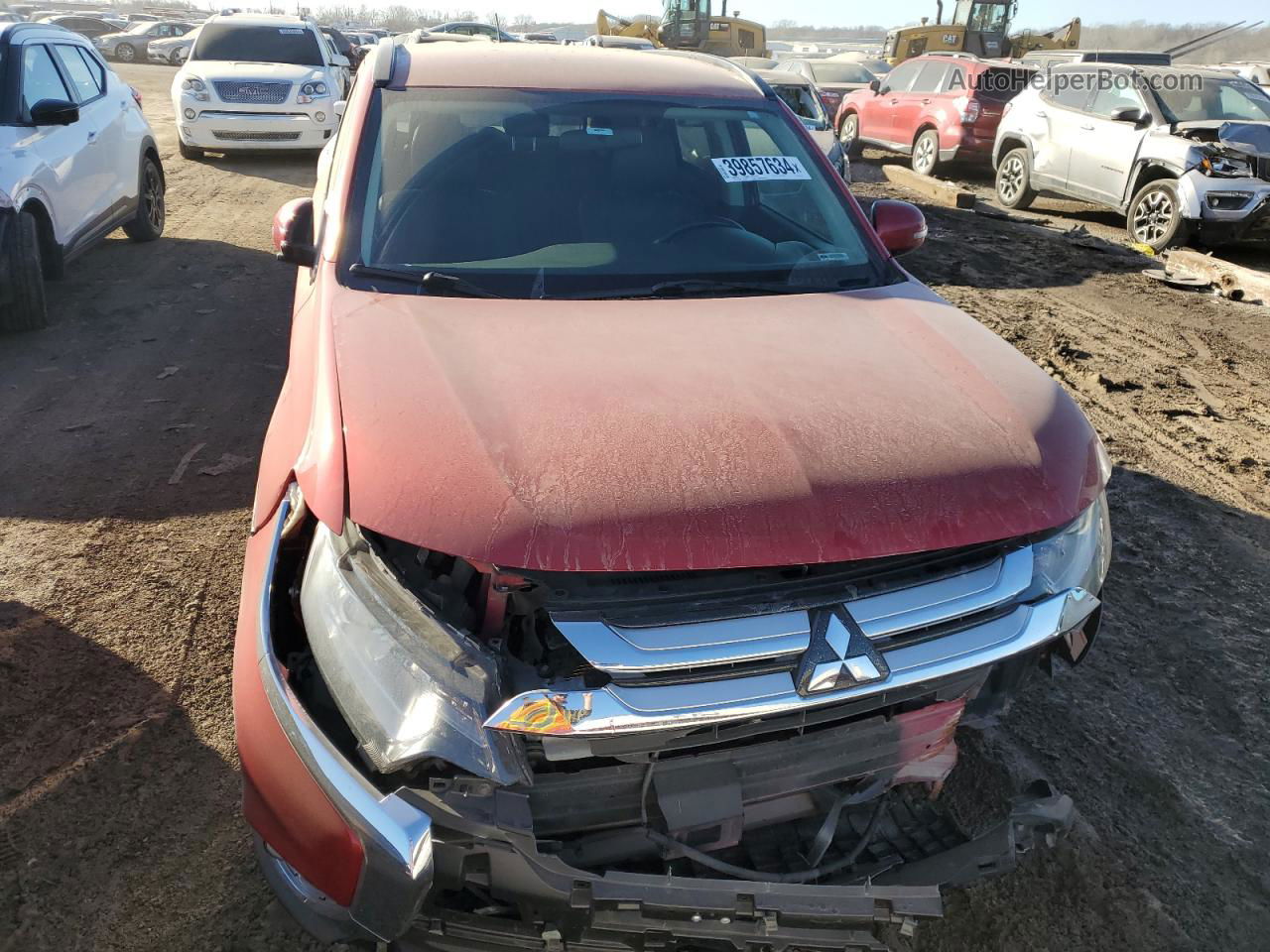 2016 Mitsubishi Outlander Se Red vin: JA4AD3A36GZ062182