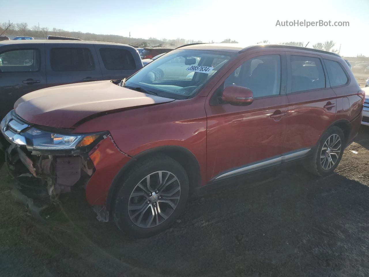 2016 Mitsubishi Outlander Se Red vin: JA4AD3A36GZ062182