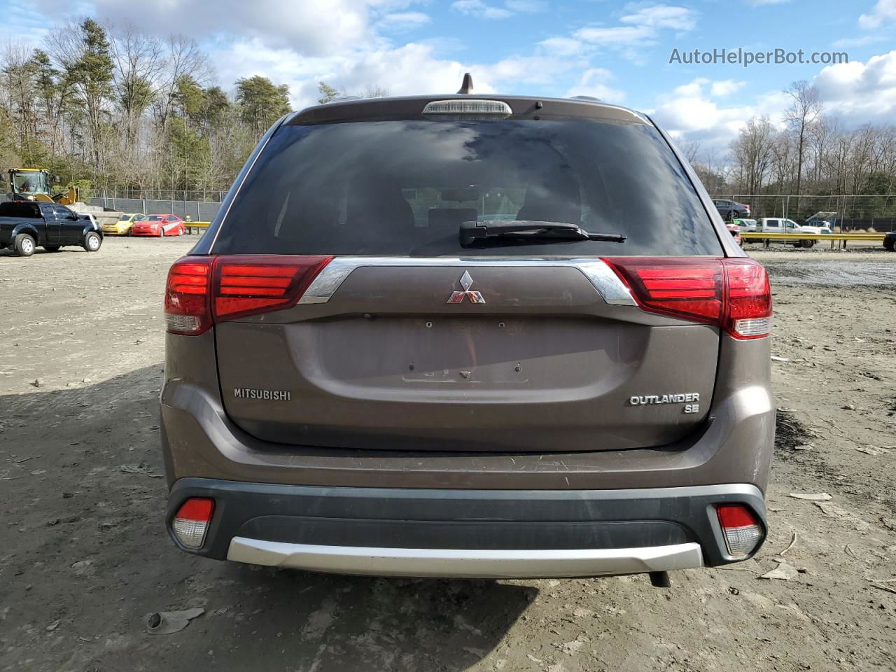 2017 Mitsubishi Outlander Se Угольный vin: JA4AD3A36HZ052687