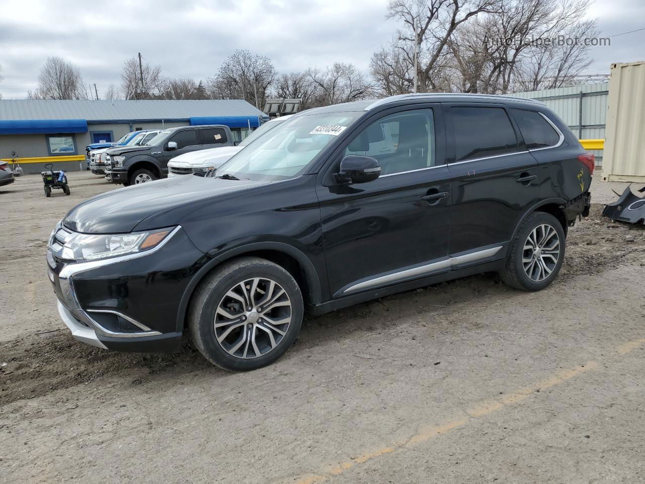 2017 Mitsubishi Outlander Se Черный vin: JA4AD3A36HZ059249