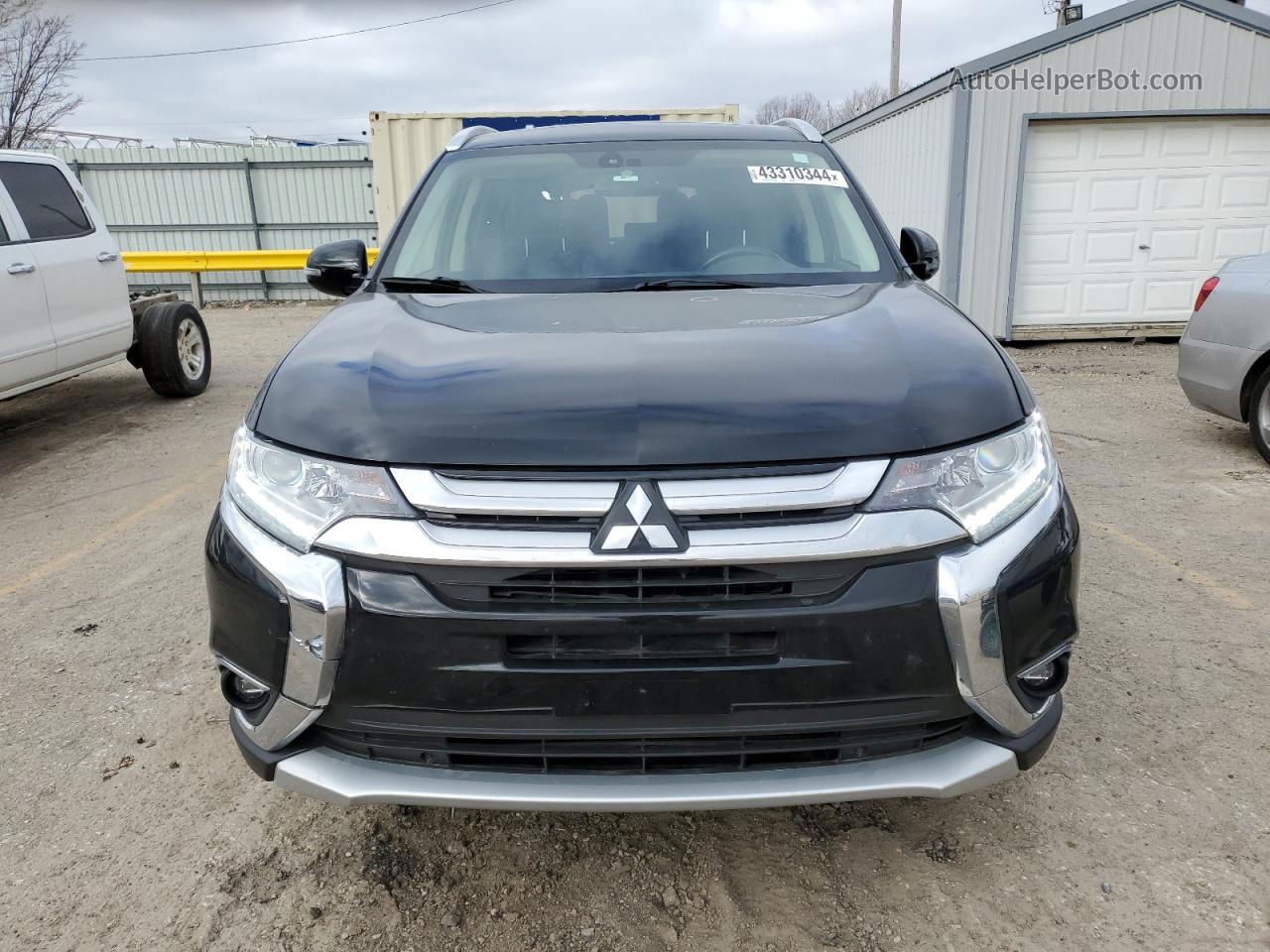 2017 Mitsubishi Outlander Se Черный vin: JA4AD3A36HZ059249