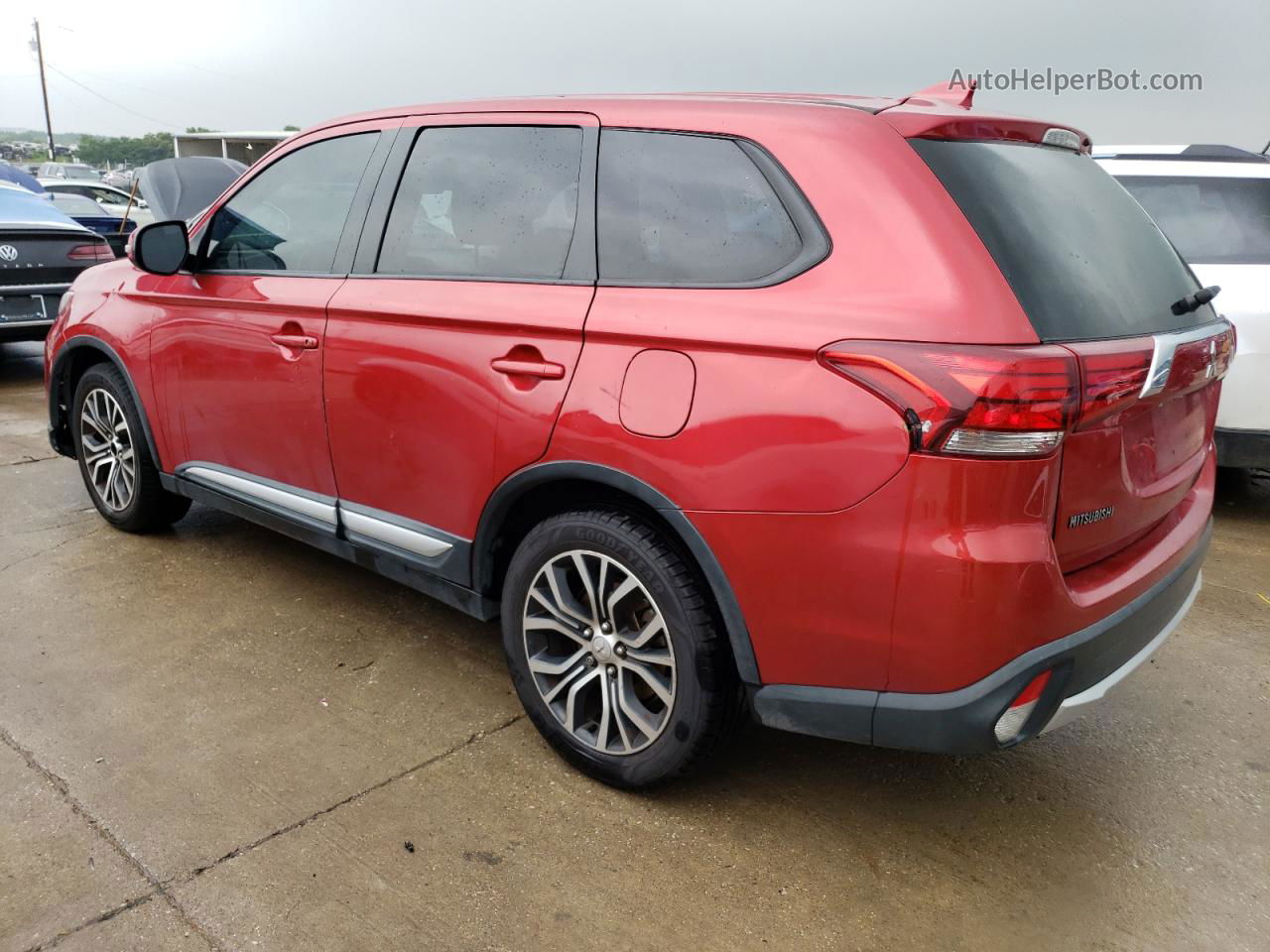 2017 Mitsubishi Outlander Se Red vin: JA4AD3A36HZ065021