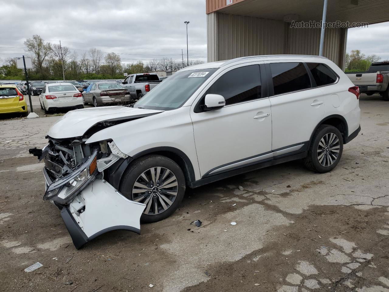 2020 Mitsubishi Outlander Se White vin: JA4AD3A36LZ020833