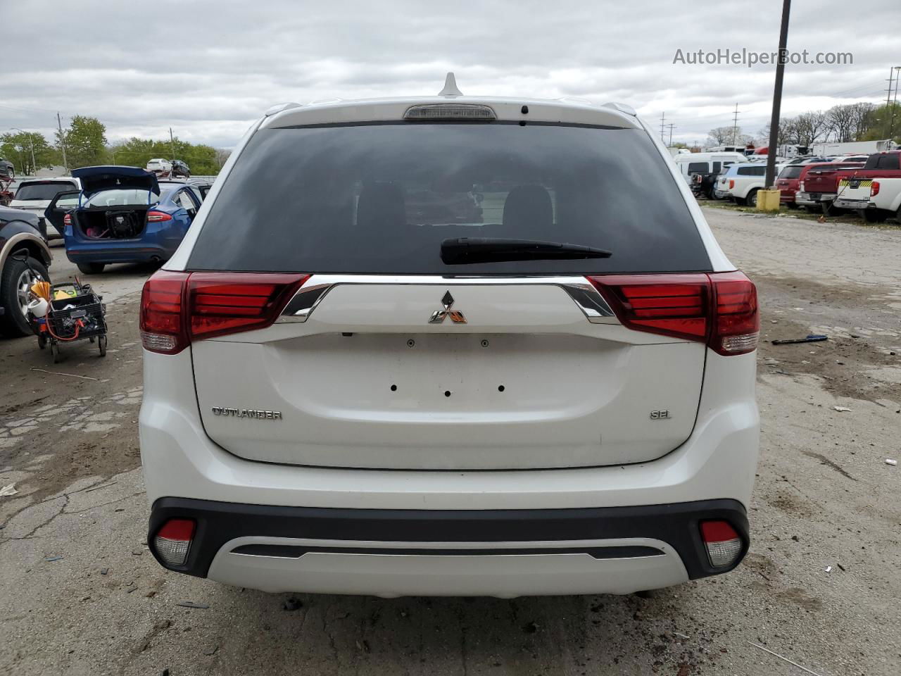 2020 Mitsubishi Outlander Se White vin: JA4AD3A36LZ020833