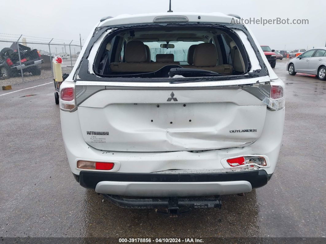 2015 Mitsubishi Outlander Se White vin: JA4AD3A37FZ004984