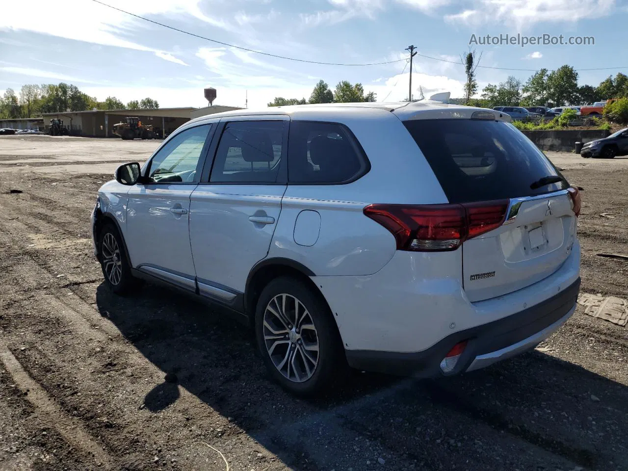 2017 Mitsubishi Outlander Se Белый vin: JA4AD3A37HZ023618