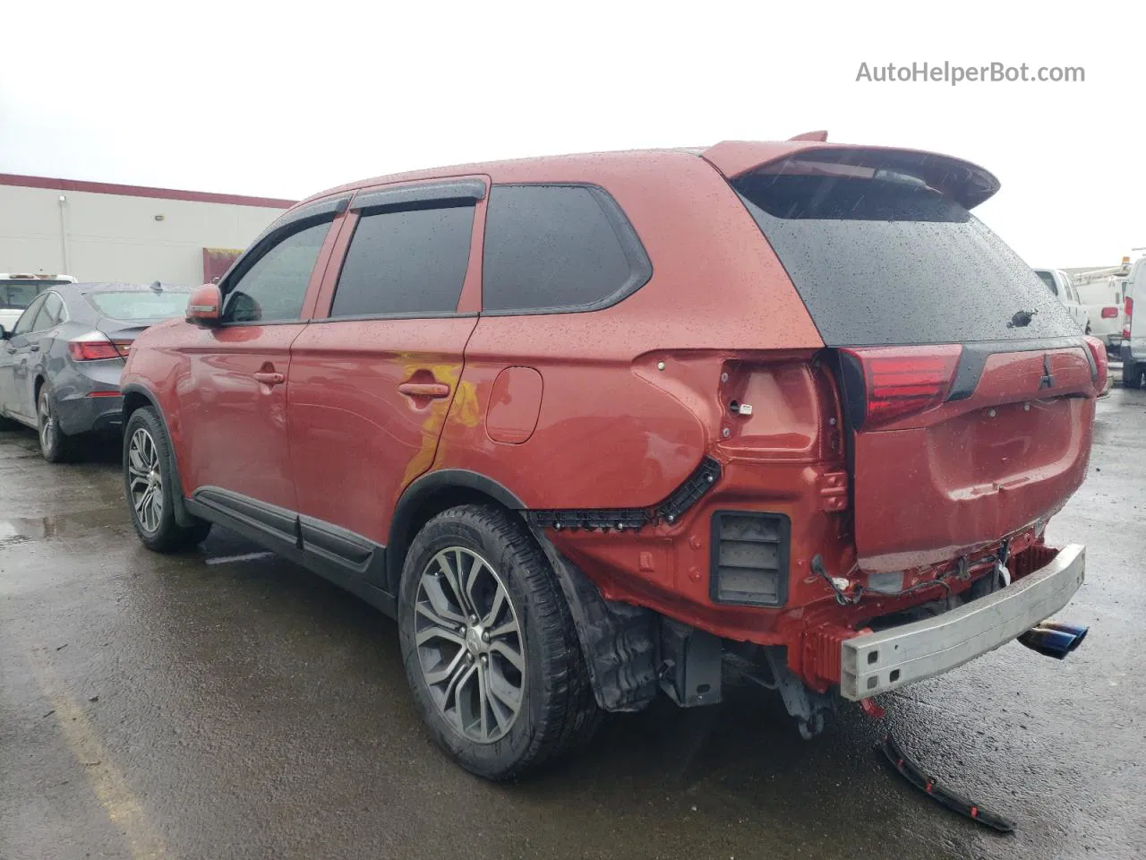 2017 Mitsubishi Outlander Se Red vin: JA4AD3A37HZ027796