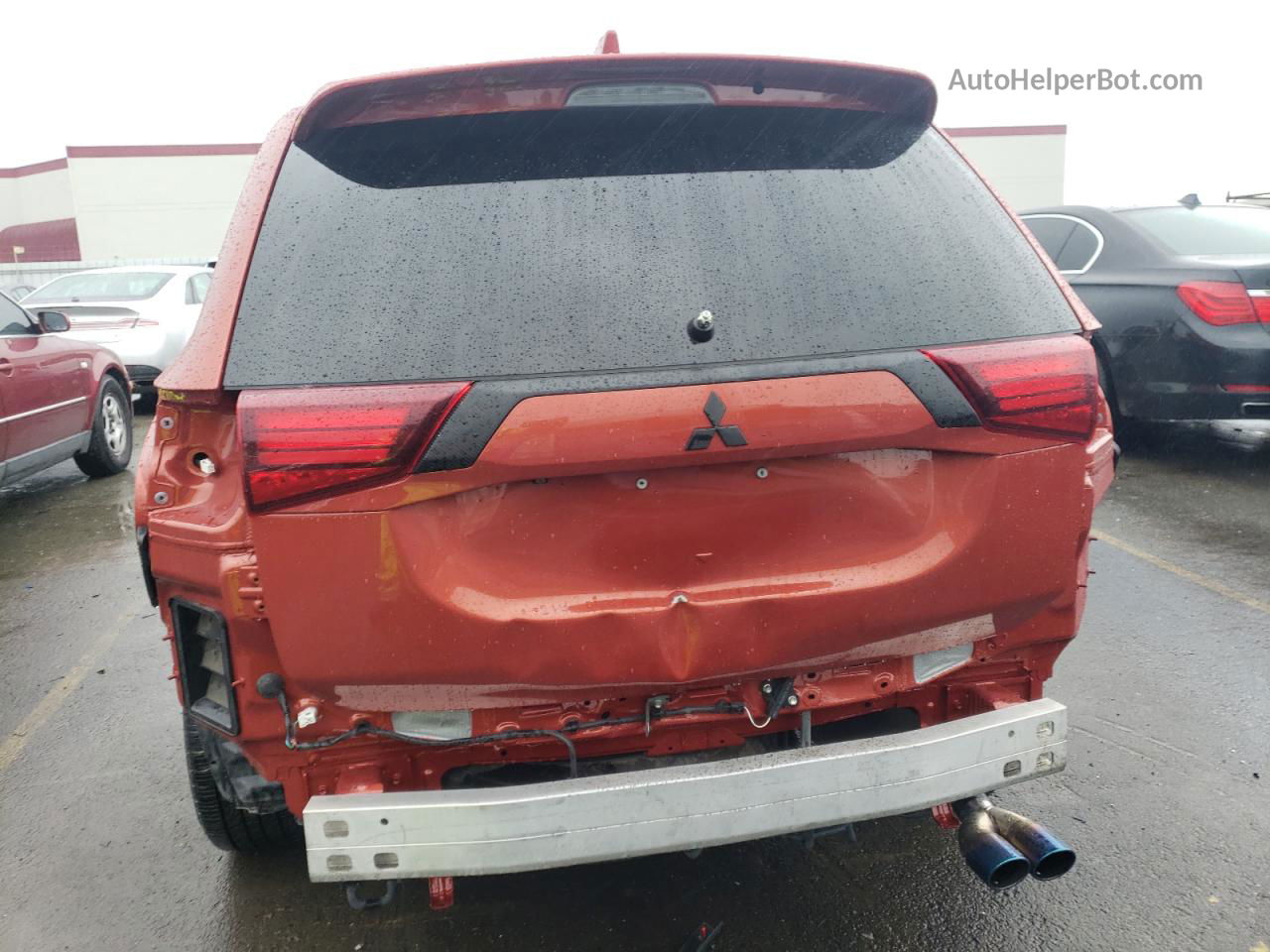 2017 Mitsubishi Outlander Se Red vin: JA4AD3A37HZ027796