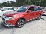 2017 Mitsubishi Outlander Se Красный vin: JA4AD3A37HZ052424