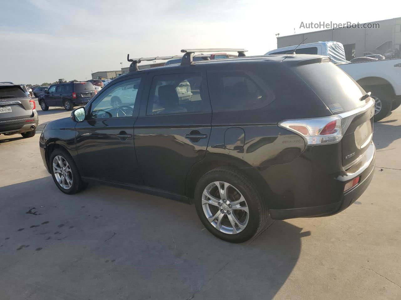 2014 Mitsubishi Outlander Se Black vin: JA4AD3A38EZ004636