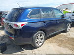 2014 Mitsubishi Outlander Se Blue vin: JA4AD3A38EZ008802