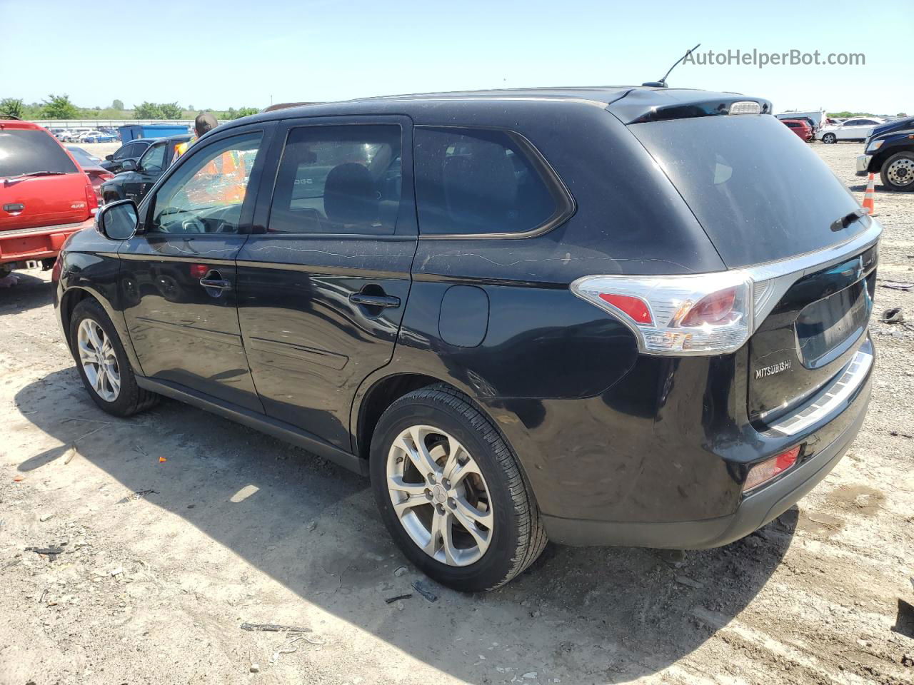 2014 Mitsubishi Outlander Se Черный vin: JA4AD3A38EZ009321