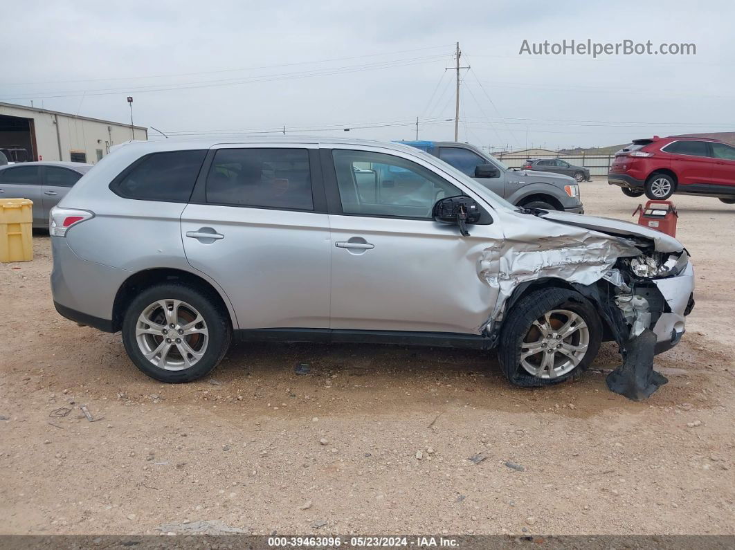 2014 Mitsubishi Outlander Se Silver vin: JA4AD3A38EZ017287