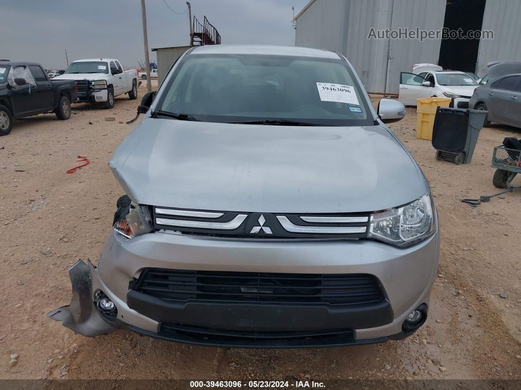 2014 Mitsubishi Outlander Se Silver vin: JA4AD3A38EZ017287