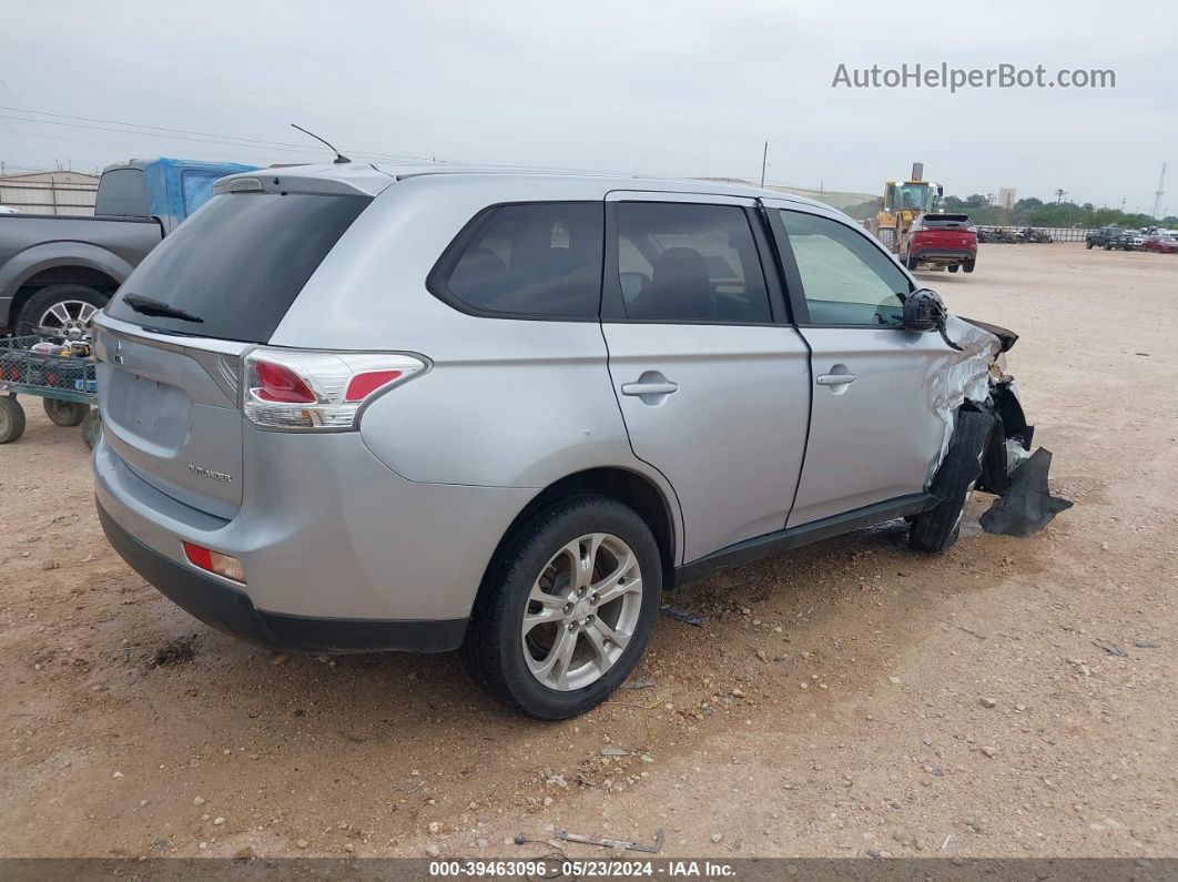 2014 Mitsubishi Outlander Se Silver vin: JA4AD3A38EZ017287