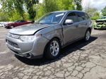 2014 Mitsubishi Outlander Se Silver vin: JA4AD3A38EZ018357