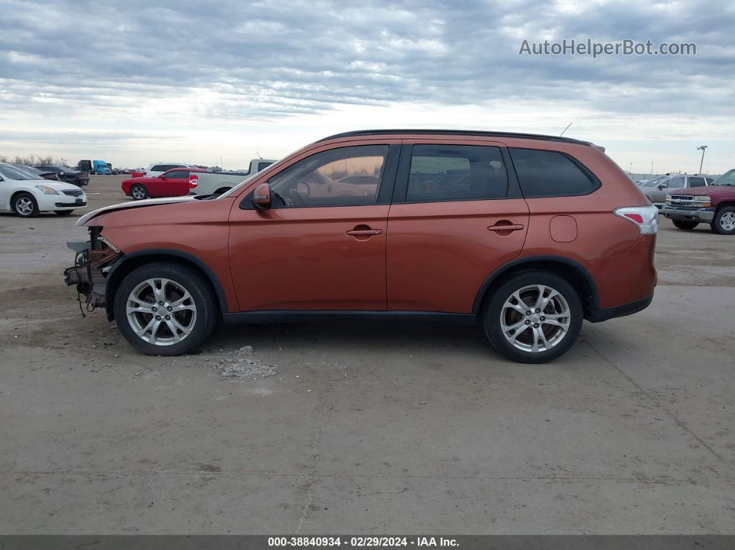 2015 Mitsubishi Outlander Se Оранжевый vin: JA4AD3A38FZ001169