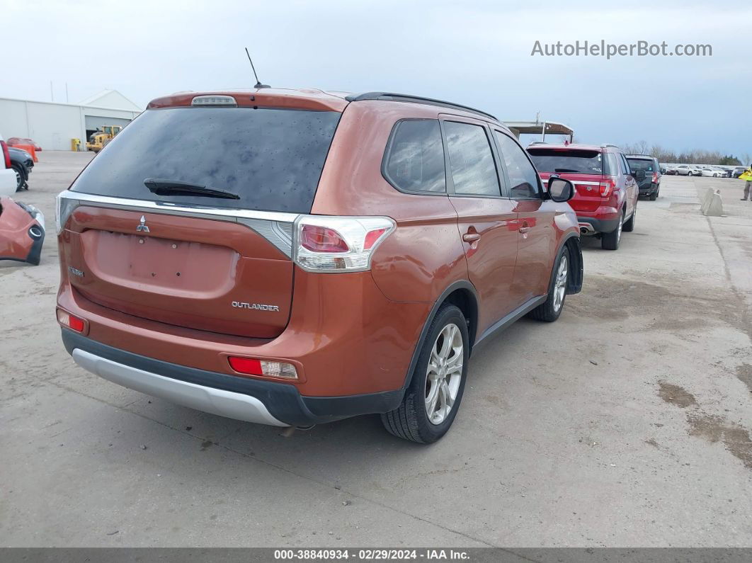 2015 Mitsubishi Outlander Se Оранжевый vin: JA4AD3A38FZ001169