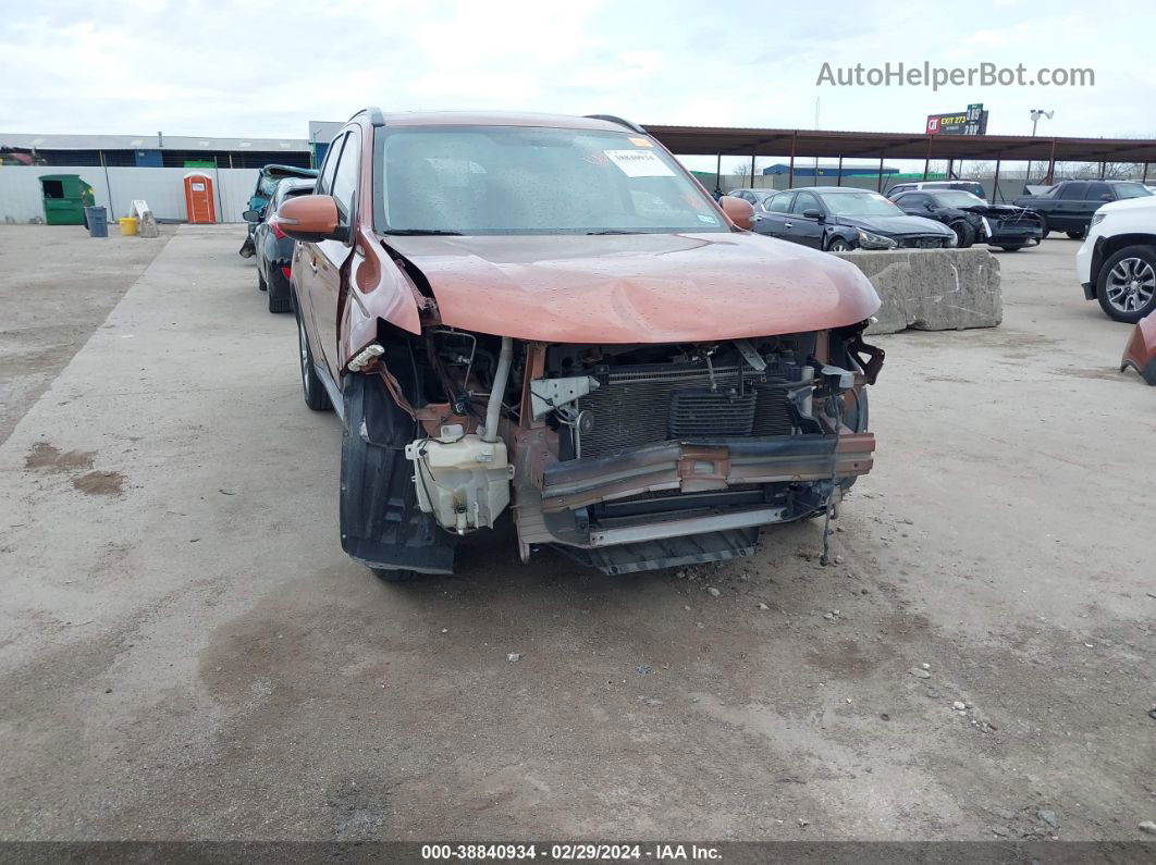 2015 Mitsubishi Outlander Se Orange vin: JA4AD3A38FZ001169