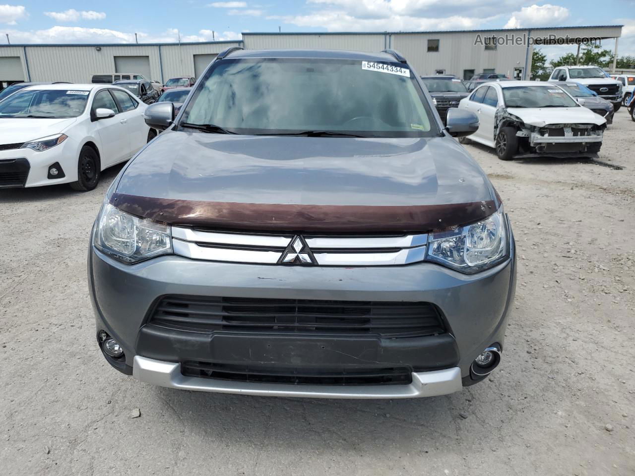 2015 Mitsubishi Outlander Se Silver vin: JA4AD3A38FZ005030