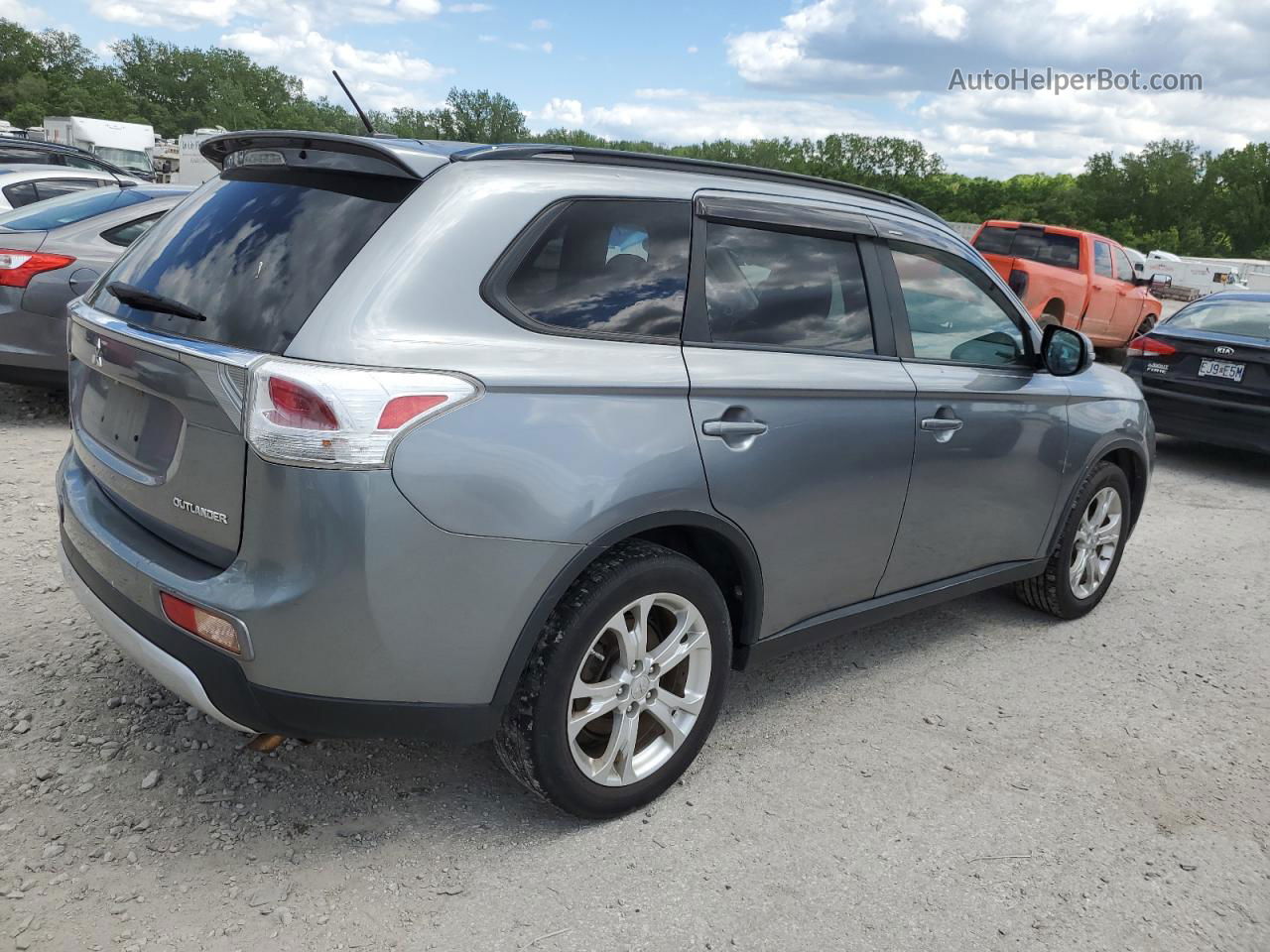 2015 Mitsubishi Outlander Se Silver vin: JA4AD3A38FZ005030