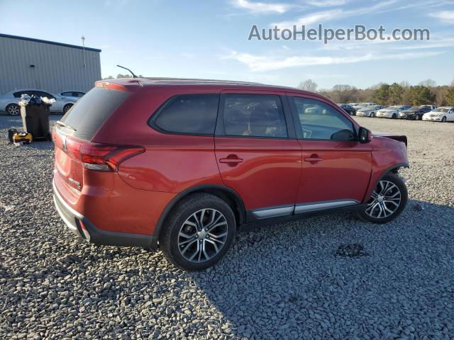 2016 Mitsubishi Outlander Se Красный vin: JA4AD3A38GZ002209