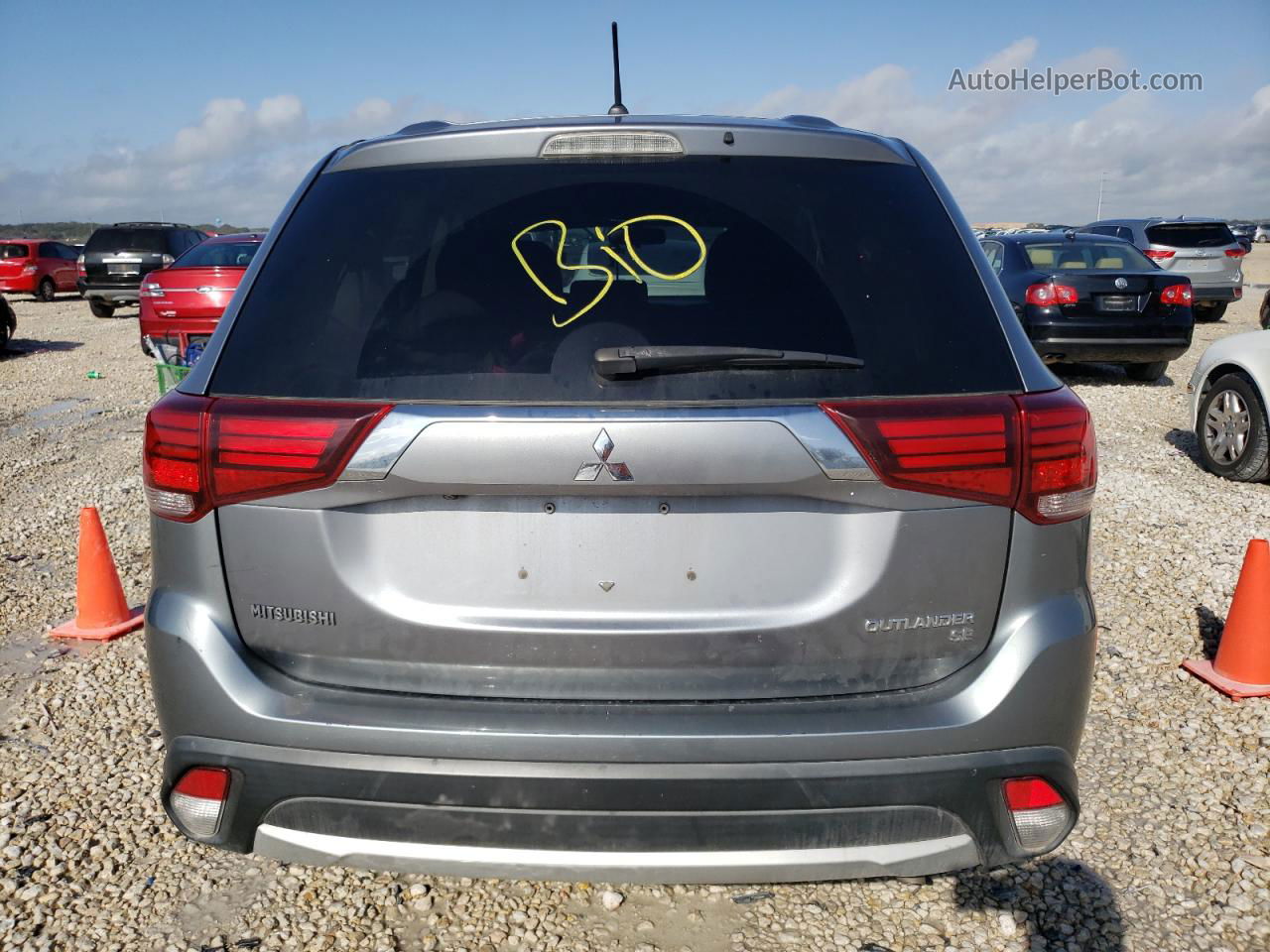 2016 Mitsubishi Outlander Se Gray vin: JA4AD3A38GZ003960