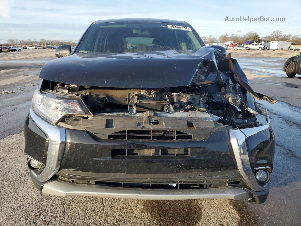 2016 Mitsubishi Outlander Se Black vin: JA4AD3A38GZ014943