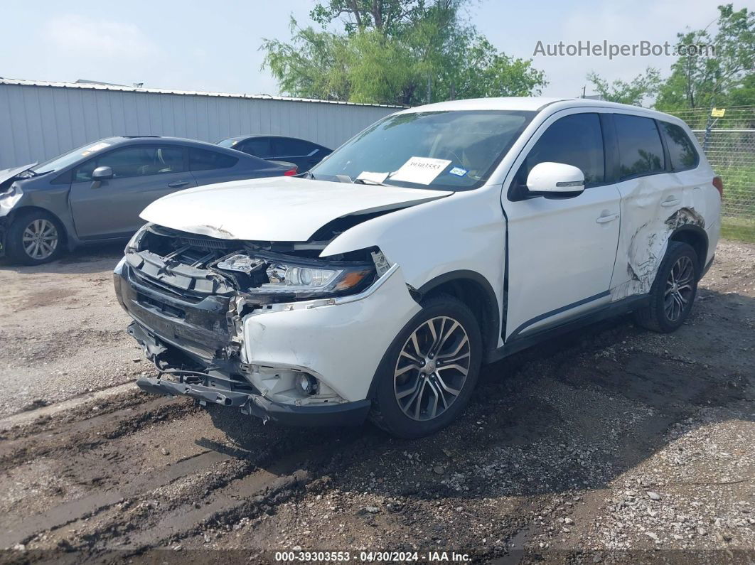 2016 Mitsubishi Outlander Se White vin: JA4AD3A38GZ056092