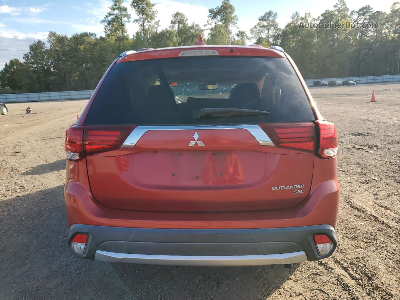 2017 Mitsubishi Outlander Se Red vin: JA4AD3A38HZ013132