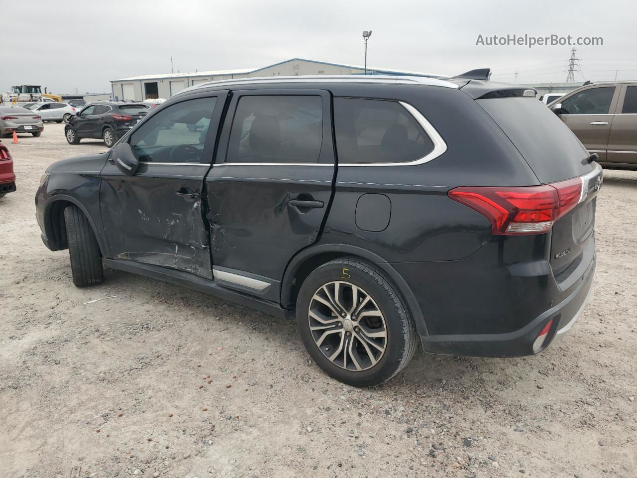 2017 Mitsubishi Outlander Se Черный vin: JA4AD3A38HZ013910