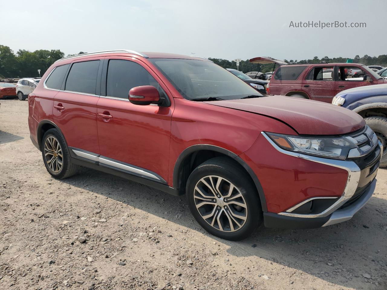 2017 Mitsubishi Outlander Se Red vin: JA4AD3A38HZ035258