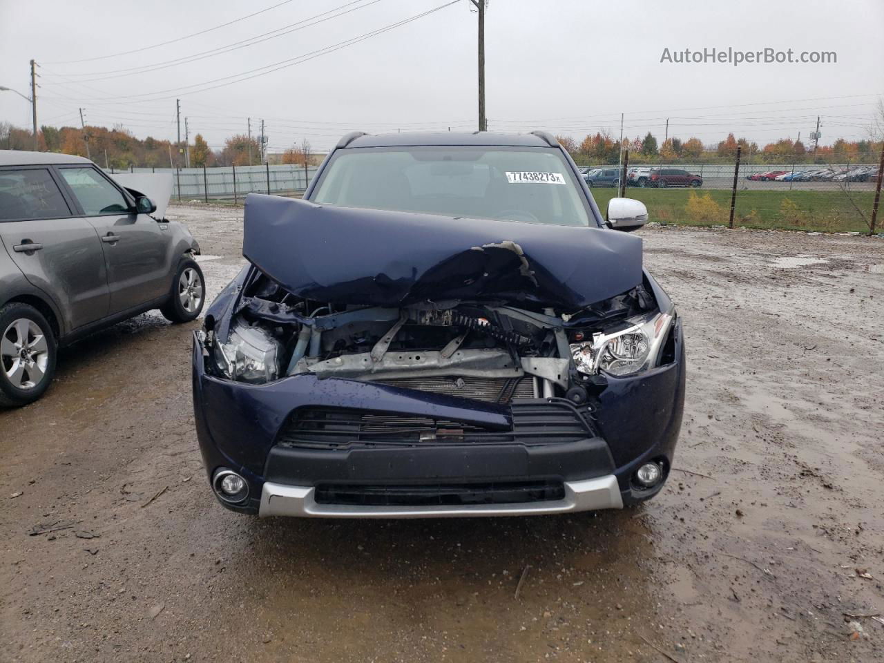 2015 Mitsubishi Outlander Se Синий vin: JA4AD3A39FZ001875