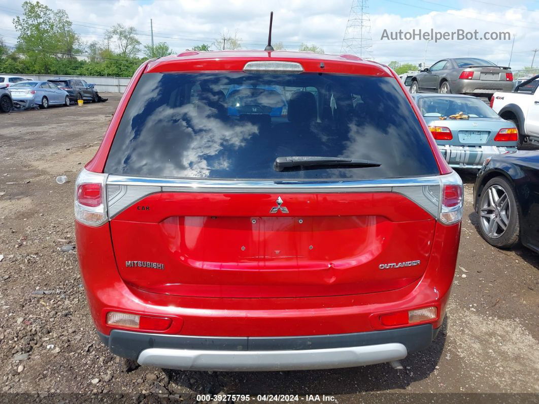 2015 Mitsubishi Outlander Se Red vin: JA4AD3A39FZ009328