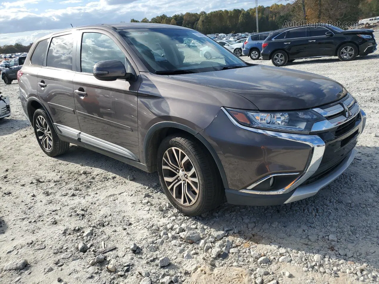 2016 Mitsubishi Outlander Se Charcoal vin: JA4AD3A39GZ006043