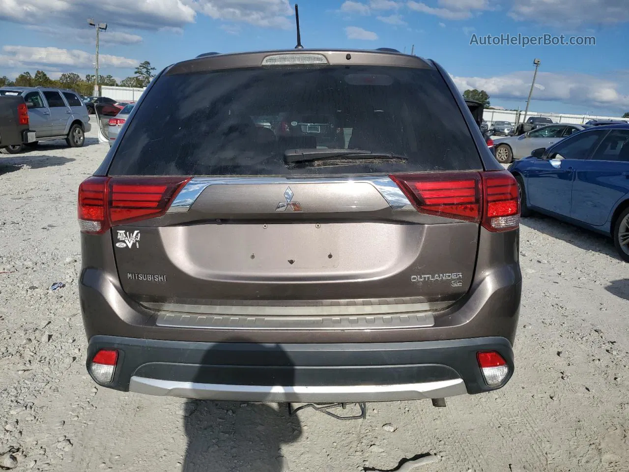 2016 Mitsubishi Outlander Se Угольный vin: JA4AD3A39GZ006043