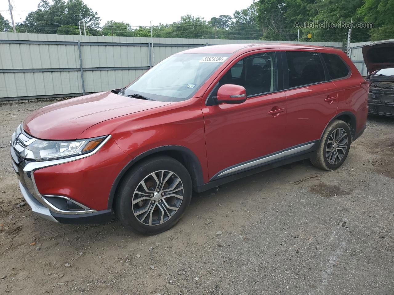 2016 Mitsubishi Outlander Se Red vin: JA4AD3A39GZ020170