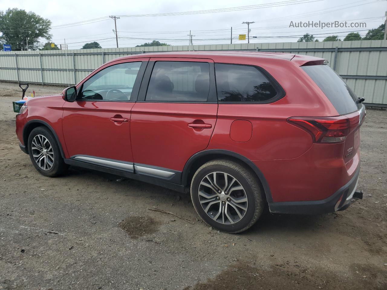 2016 Mitsubishi Outlander Se Red vin: JA4AD3A39GZ020170