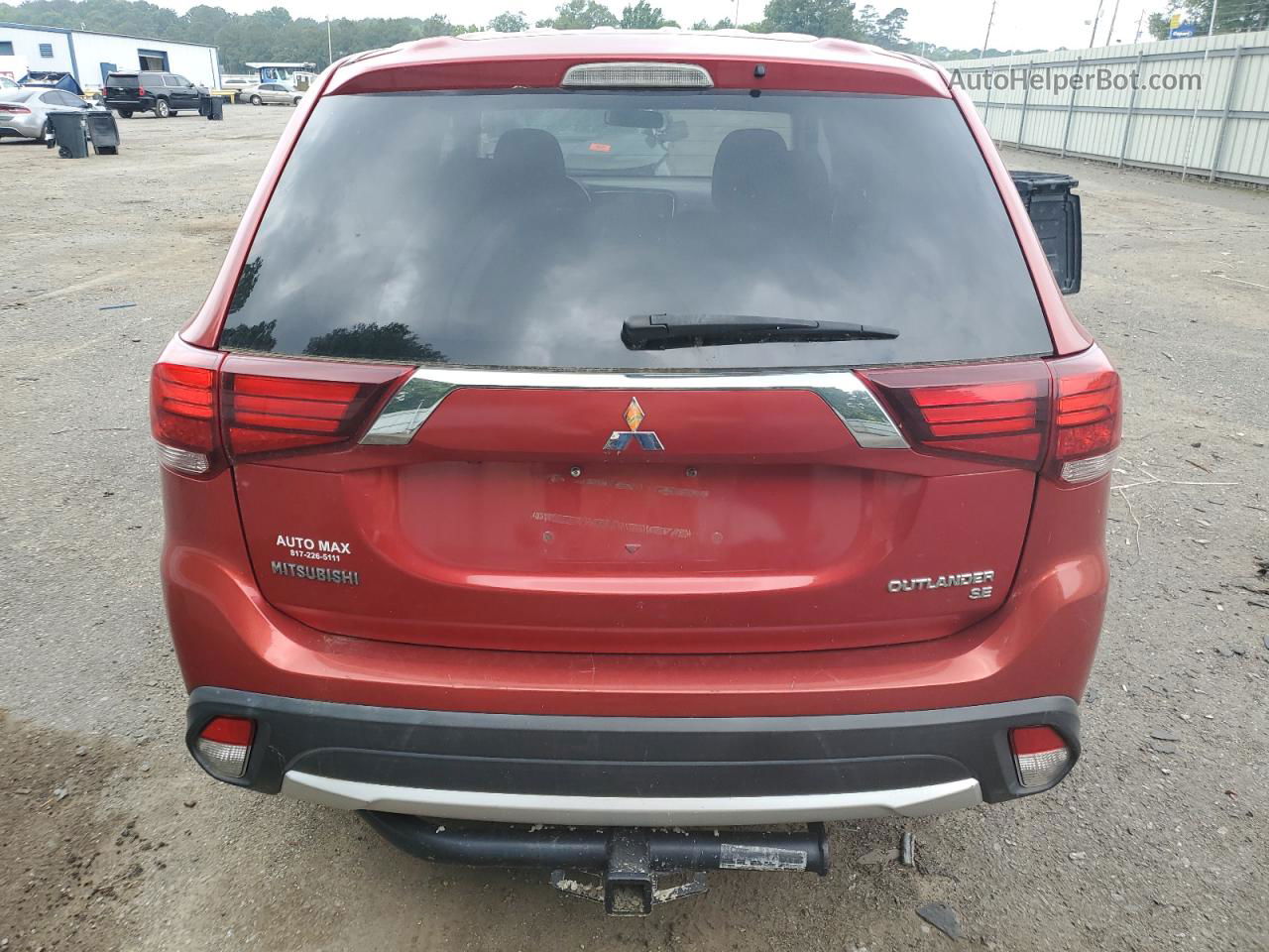 2016 Mitsubishi Outlander Se Red vin: JA4AD3A39GZ020170