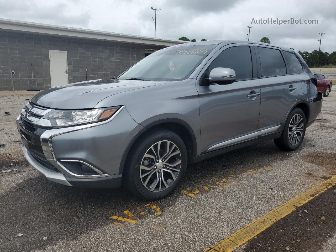 2016 Mitsubishi Outlander Se Silver vin: JA4AD3A39GZ039818