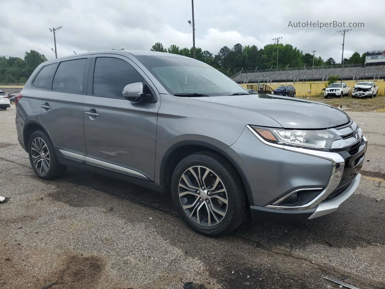 2016 Mitsubishi Outlander Se Silver vin: JA4AD3A39GZ039818