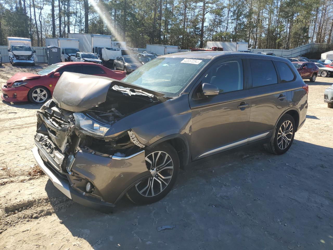 2017 Mitsubishi Outlander Se Charcoal vin: JA4AD3A39HZ050870