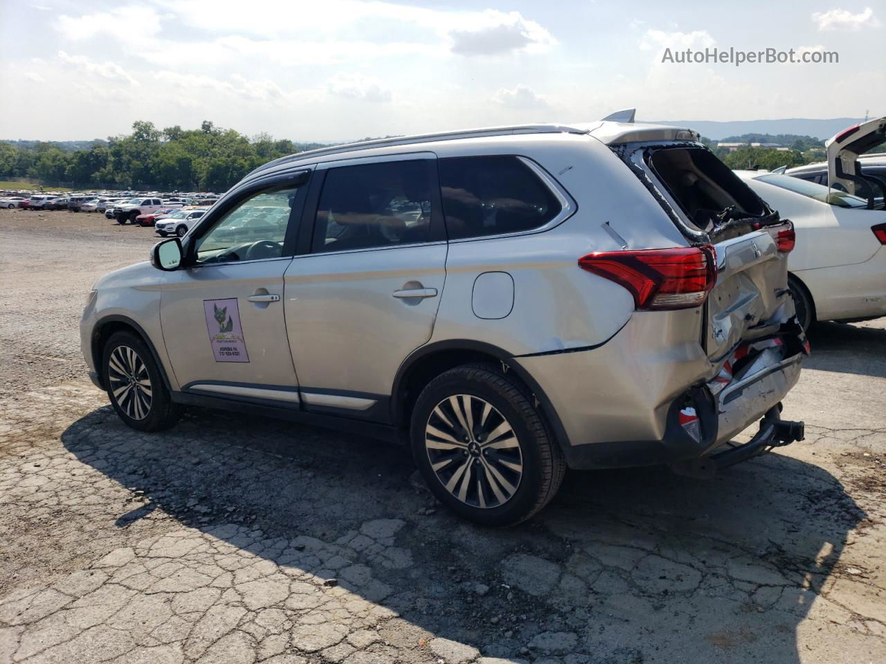 2020 Mitsubishi Outlander Se Silver vin: JA4AD3A39LZ034709