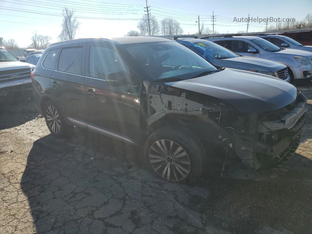 2020 Mitsubishi Outlander Se Black vin: JA4AD3A39LZ043037