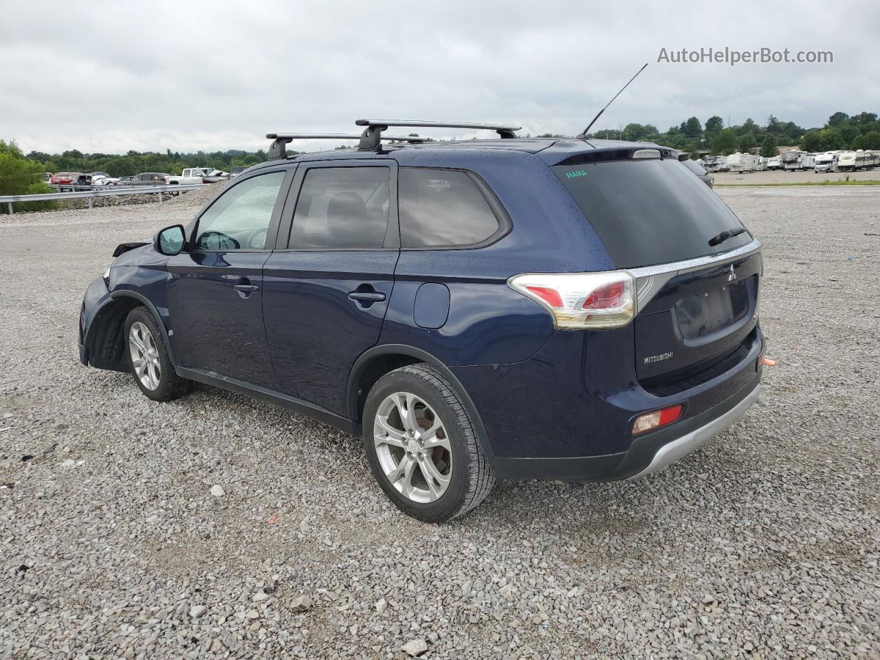 2015 Mitsubishi Outlander Se Blue vin: JA4AD3A3XFZ003022