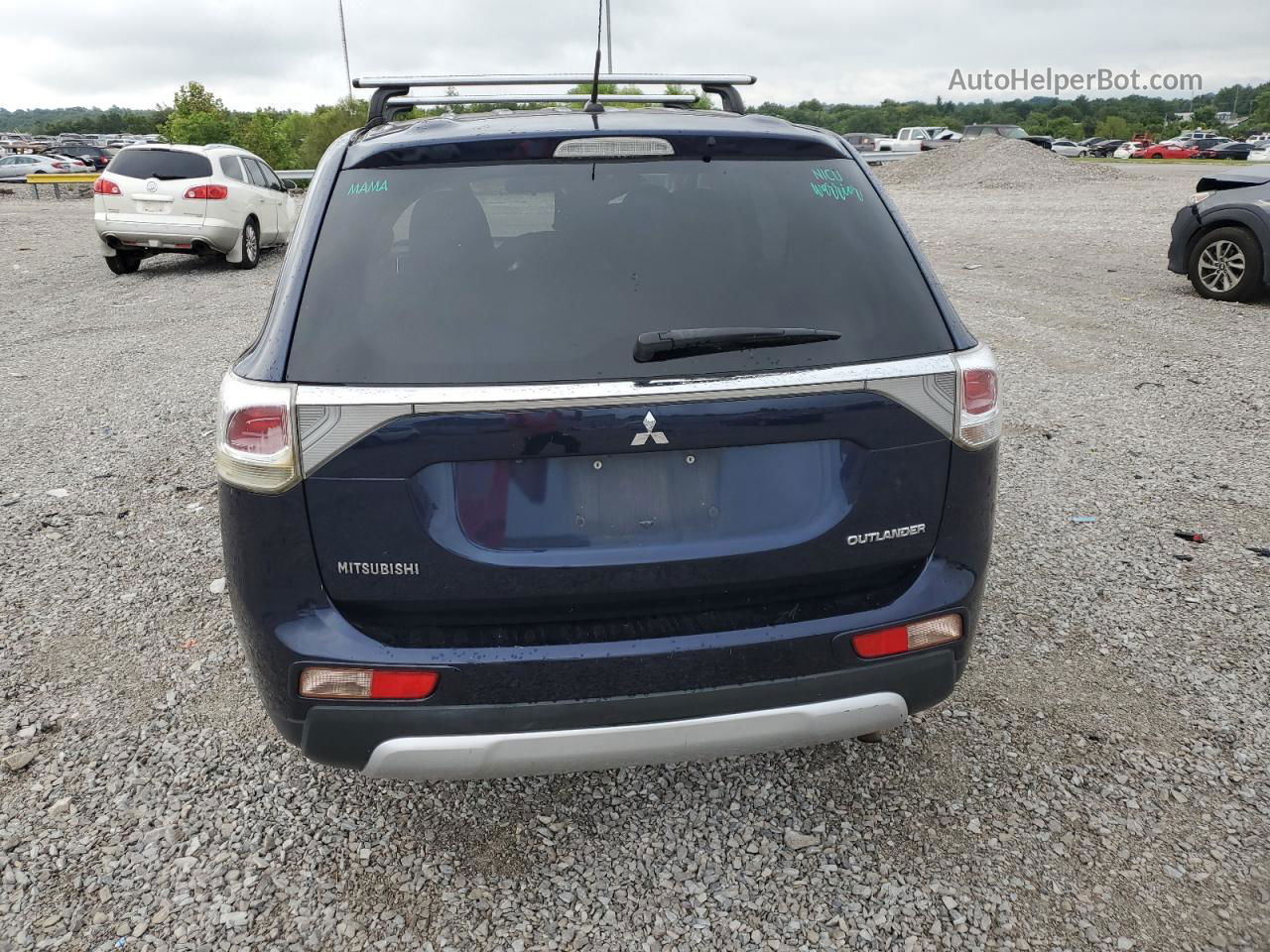 2015 Mitsubishi Outlander Se Blue vin: JA4AD3A3XFZ003022