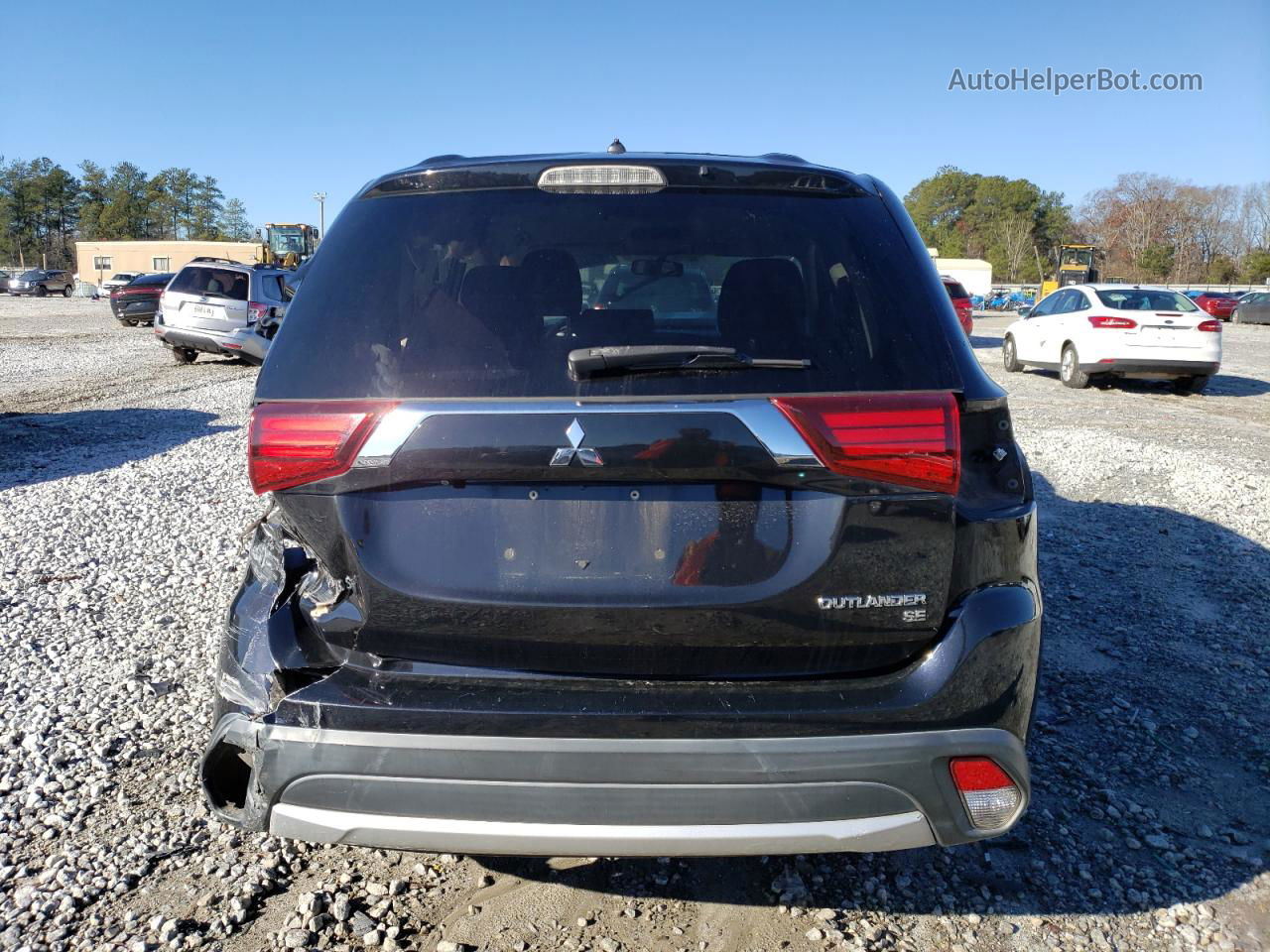 2016 Mitsubishi Outlander Se Black vin: JA4AD3A3XGZ002647