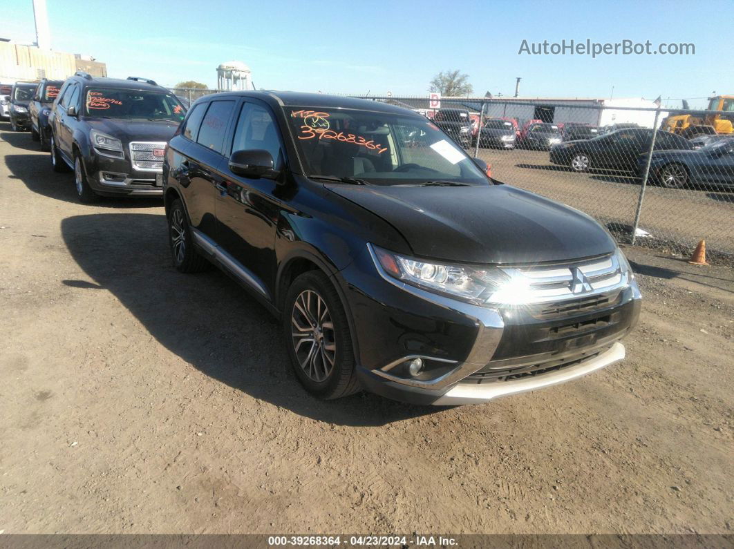 2016 Mitsubishi Outlander Se/sel Black vin: JA4AD3A3XGZ040184