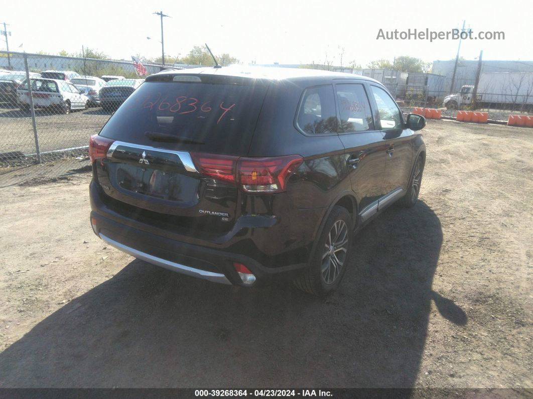 2016 Mitsubishi Outlander Se/sel Black vin: JA4AD3A3XGZ040184